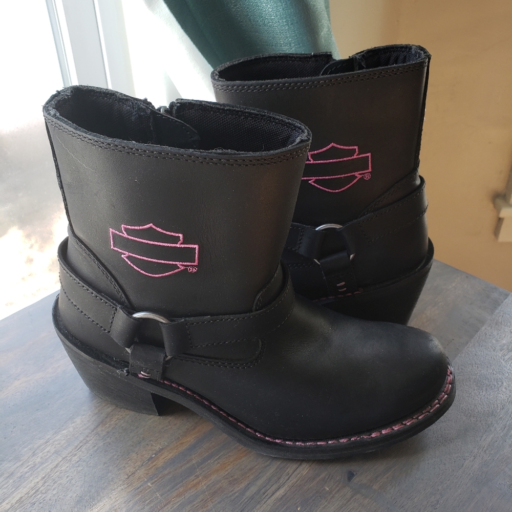 Harley Davidson genuine leather boots size 7.5